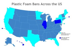 Map by:  http://www.groundswell.org/map-which-cities-have-banned-plastic-foam/